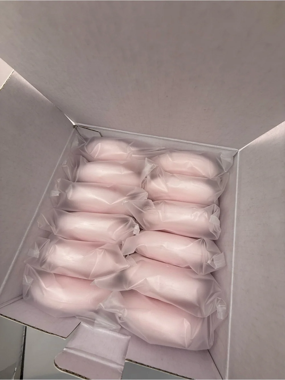 Goat Milk Strawberry Beauty Soap 12 Bar Gift Box ShowerMate NEW
